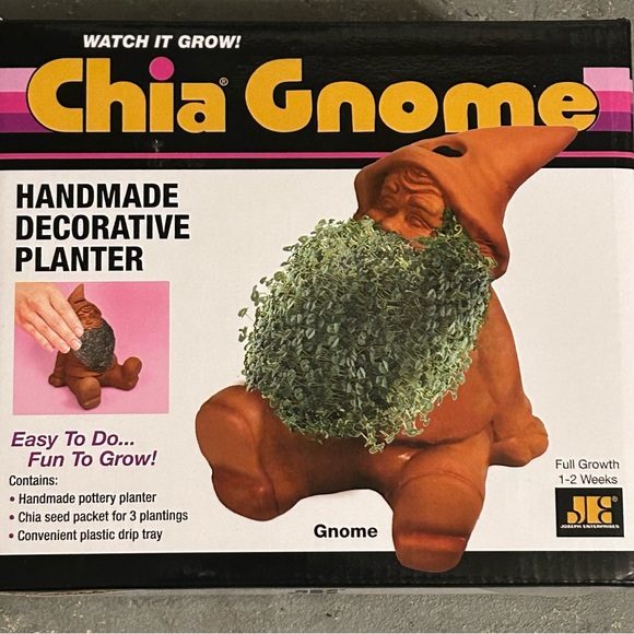 Chia Gnome Handmade Decorative Planter - Picture 1 of 1